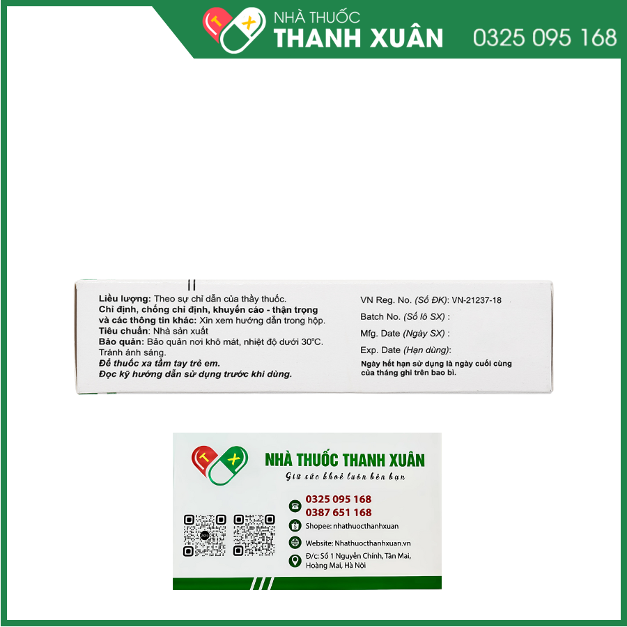 Stemvir 300mg trị nhiễm HIV-1, viêm gan B